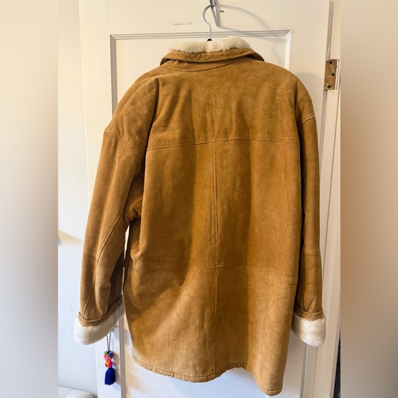 Wilson Tan Shearling Military Coat - Picture 2 of 9